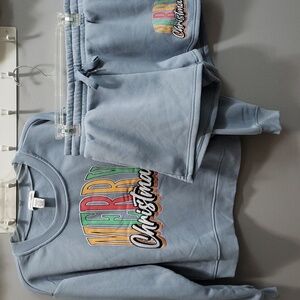 Better Together NWT 2-piece "Merry Christmas" Lounge Sweatshirt/Shorts Set